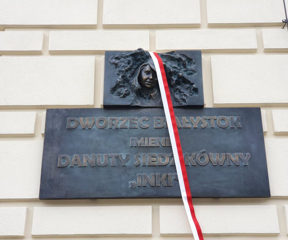 Danuta Siedzikówna Inka patronką dworca kolejowego w Białymstoku