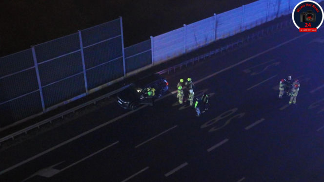 Wypadek na trasie S2.