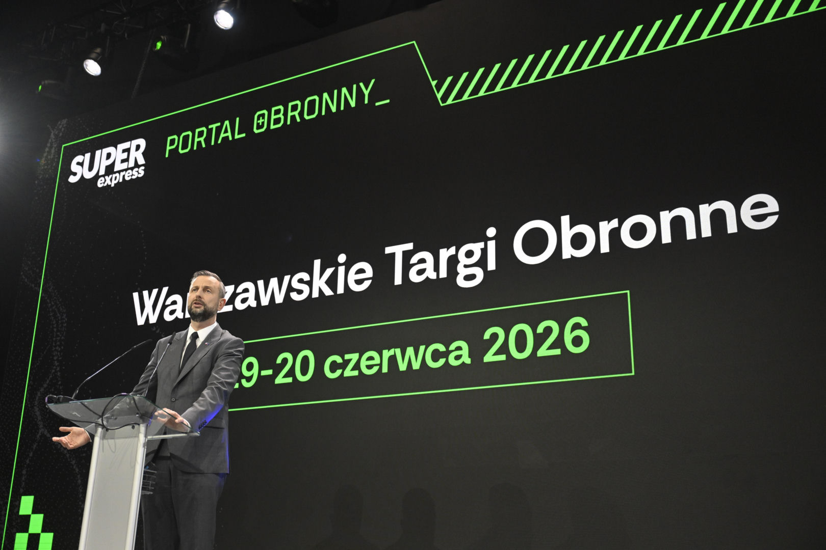 Władysław Kosiniak-Kamysz na warszawskich Targach Obronnych w Expo XXI