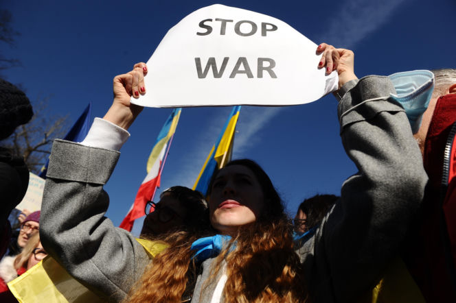 Warszawa w pierwszych dniach po rosyjskiej inwazji na Ukrainę