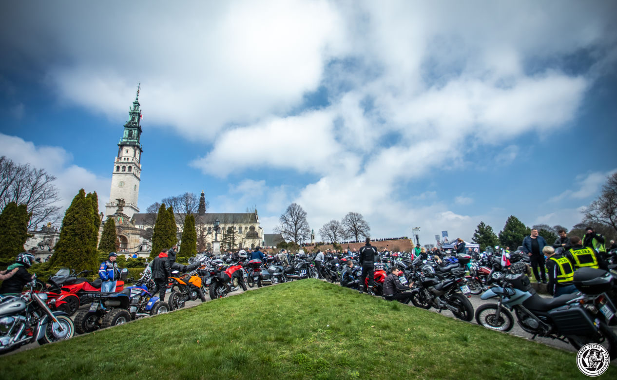 Motocyklowy Zlot Gwiaździsty na Jasnej Górze w Częstochowie