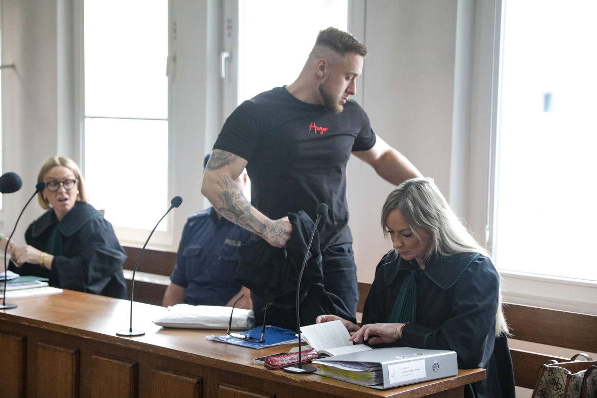 Łukasz Żak w sądzie (17.06.2025)