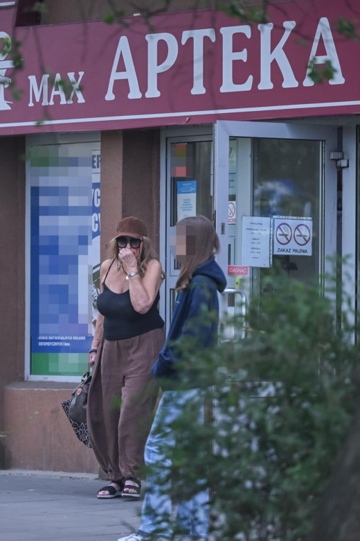 Agnieszka Perepeczko wystroiła się na bazar