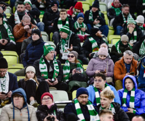 Lechia Gdańsk - Górnik Zabrze, zdjęcia kibiców i zawodników z meczu 18, kolejki PKO BP Ekstraklasy