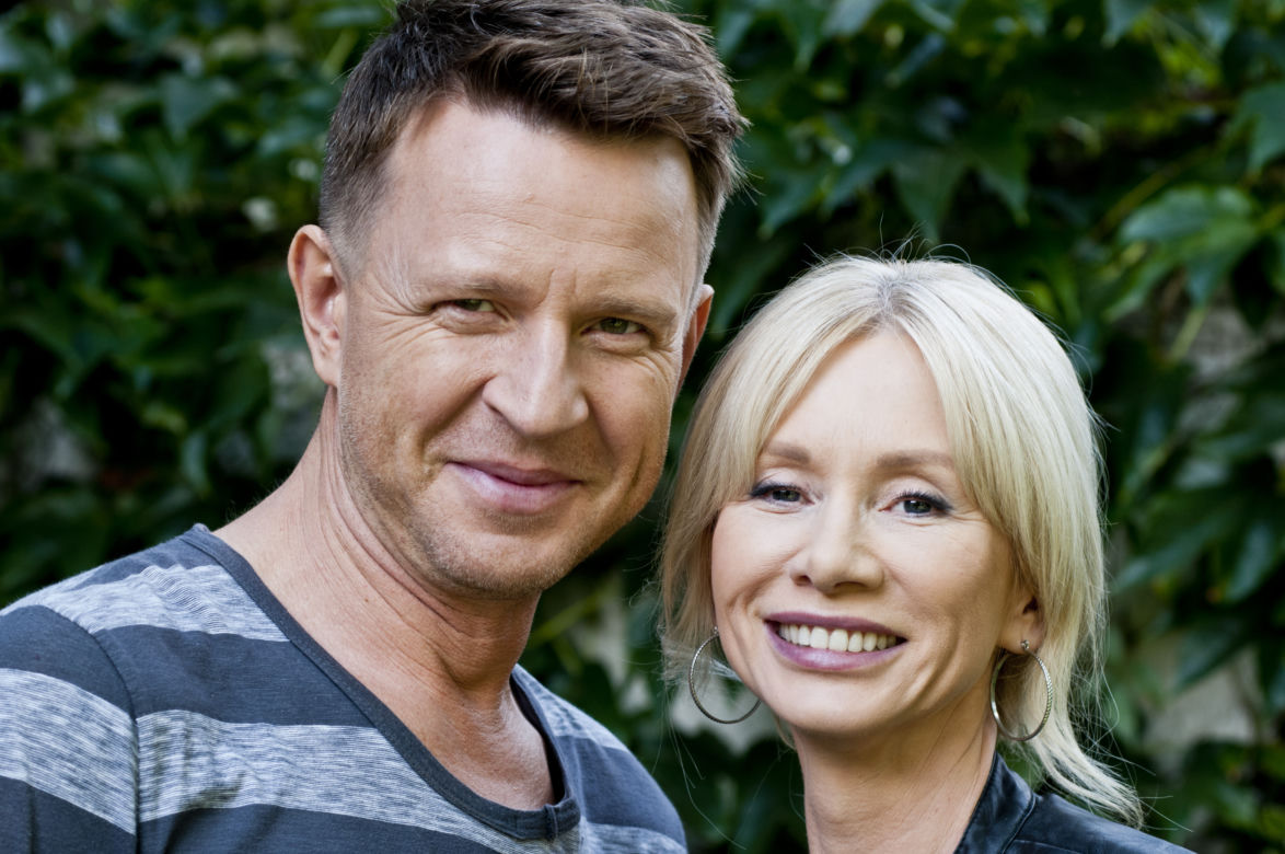 Pierwsza miłość. Ewa (Ewa Gawryluk), Michał (Wojciech Błach)