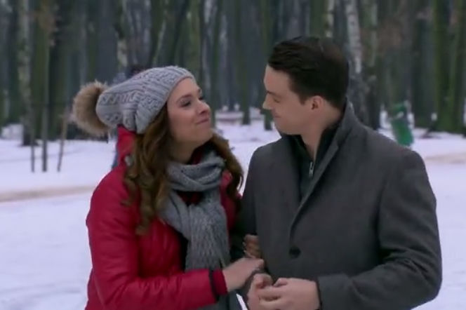 Pierwsza miłość. Luiza (Klaudia Halejcio), Natan (Krzysztof Kwiatkowski)