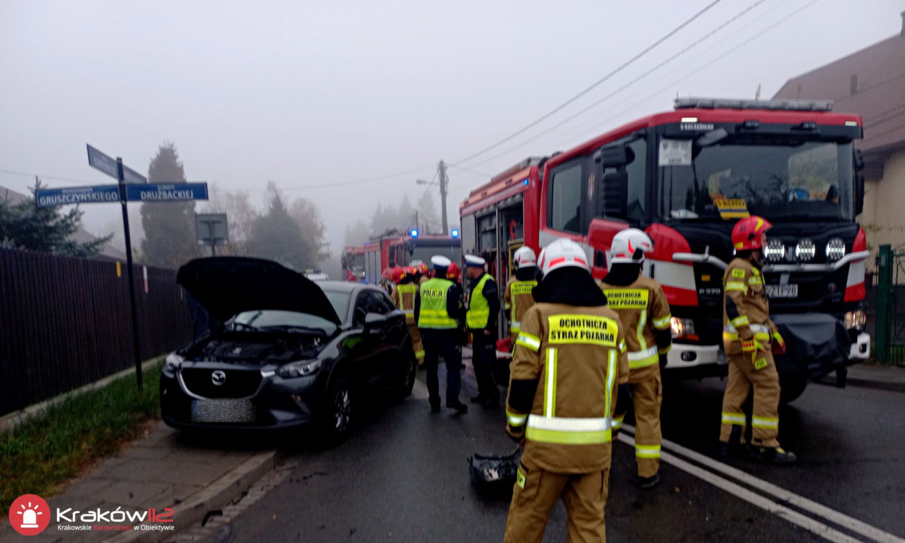 Wypadek drogowy Wszystkich Świętych Soboniowice