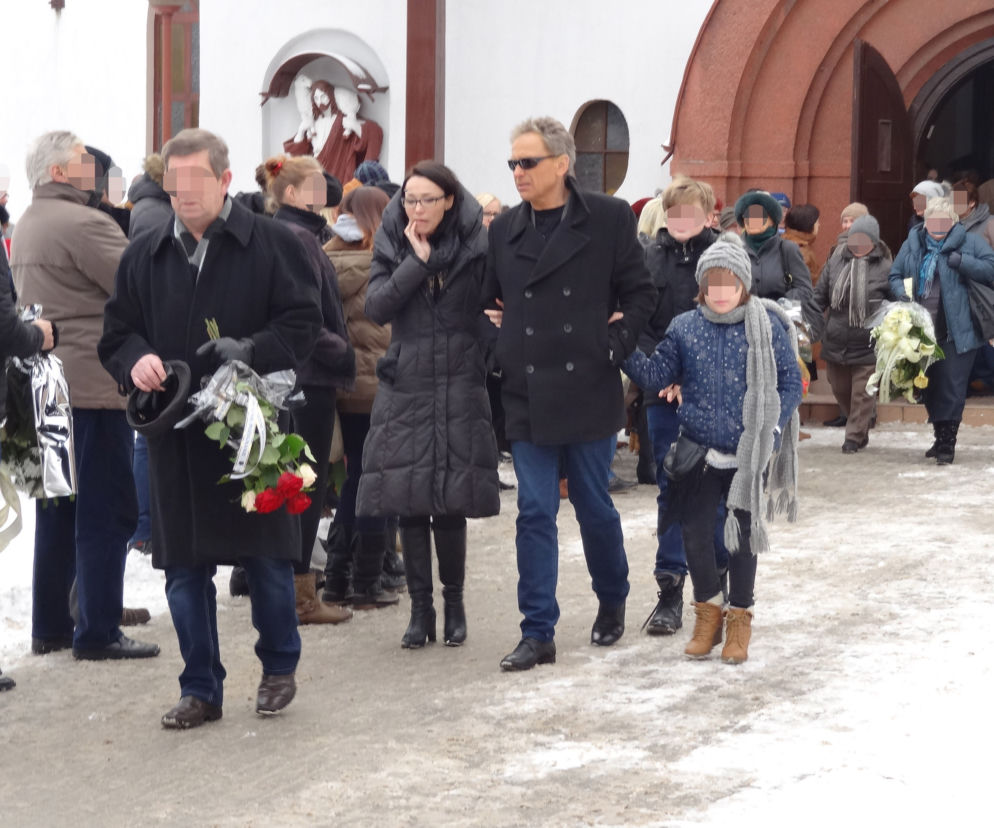 Pogrzeb Magdaleny Gotowieckiej, żony Jacka Borkowskiego.