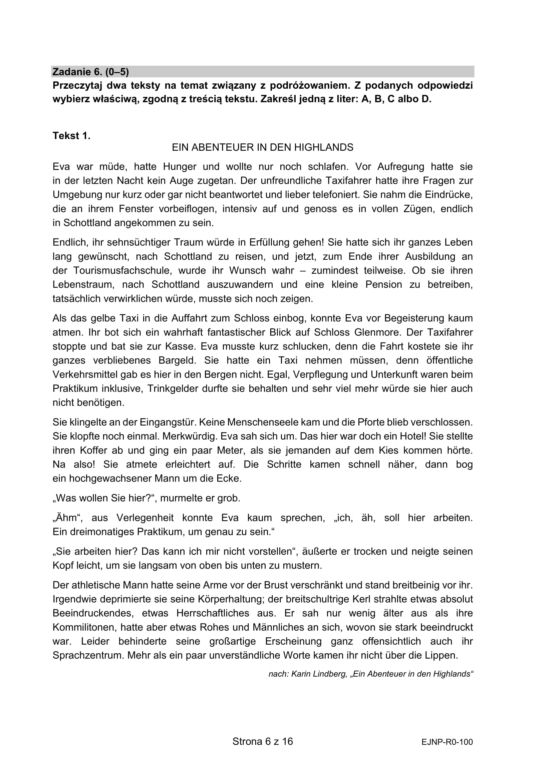 Matura 2021: Arkusz CKE z języka niemieckiego na poziomie rozszerzonym [14.05.2021]