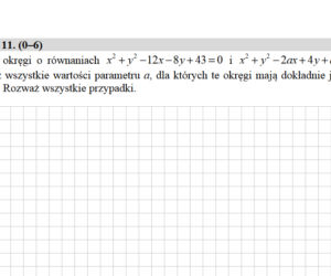 Matura 2020 rozszerzona matematyka. Przykładowe zadania egzaminacyjne