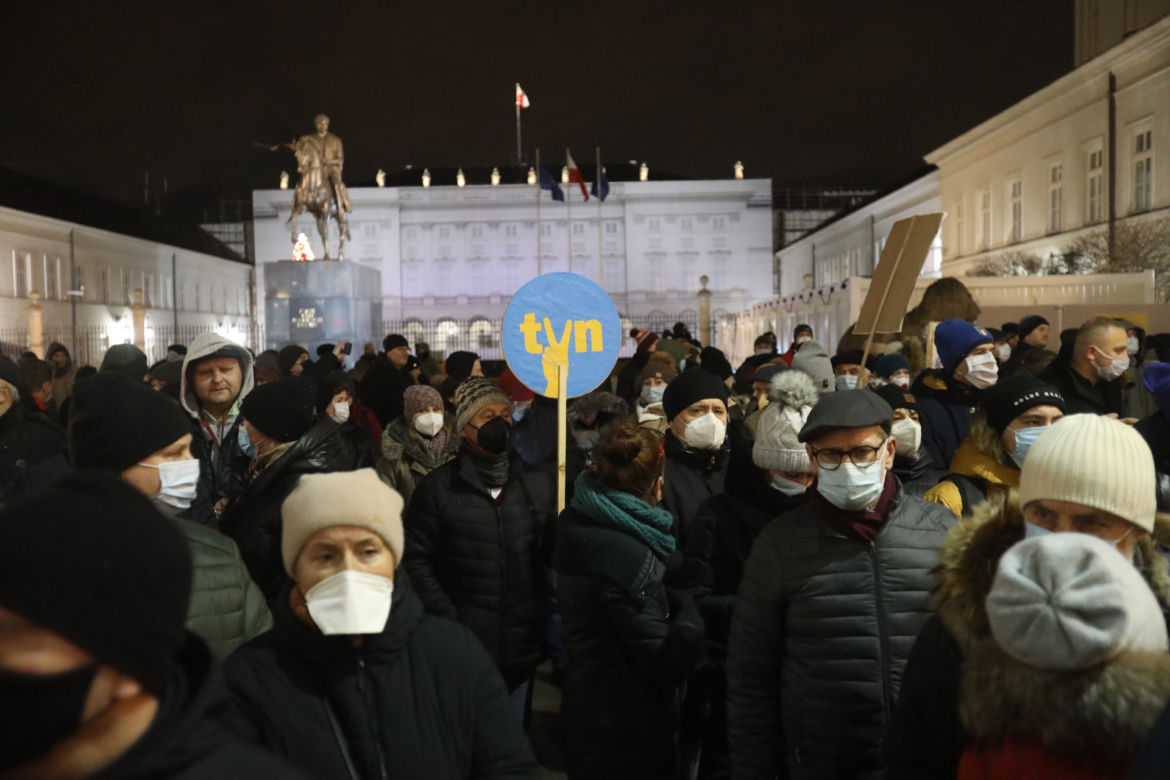 Lex TVN. Protesty 19 grudnia