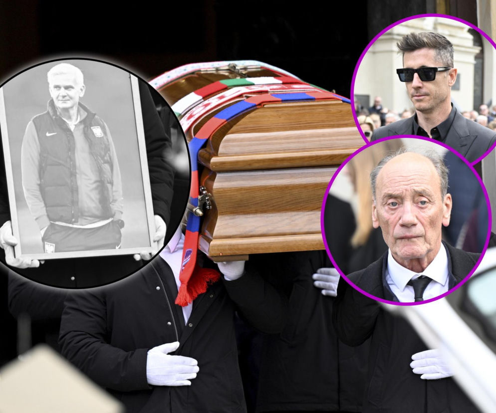 Robert Lewandowski na pogrzebie Jacka Magiery. Tłumy żegnają tragicznie zmarłego trenera