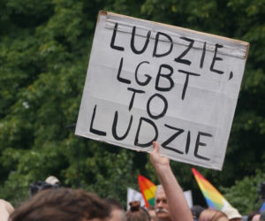 Protest przeciw przemocy w Białymstoku