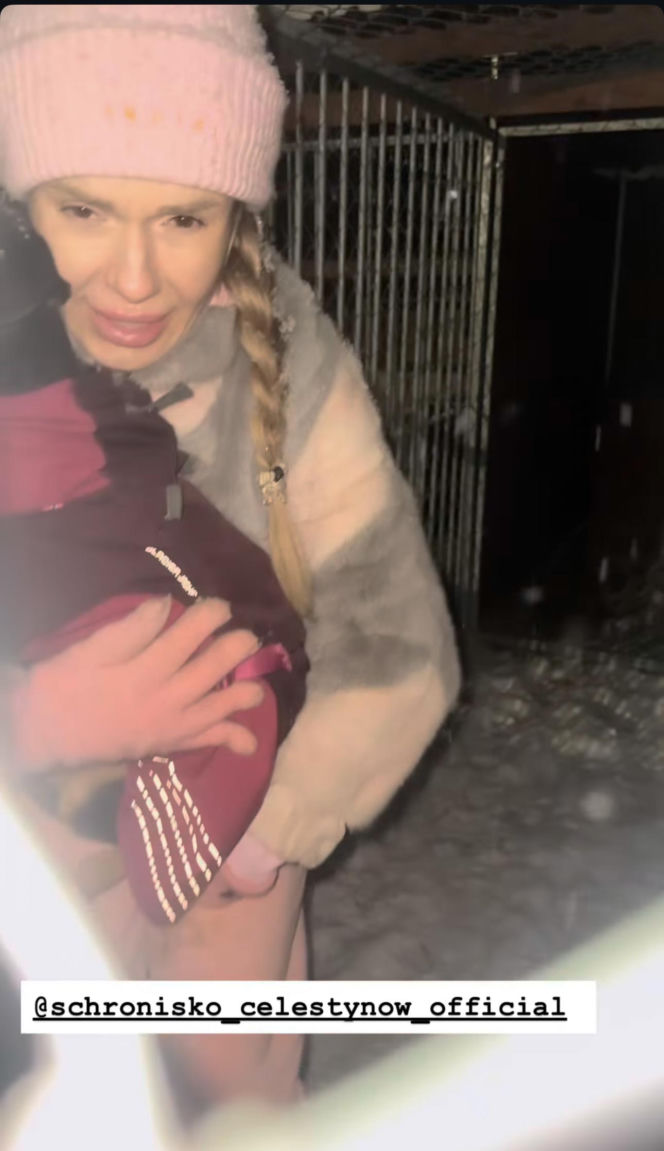 Doda ratuje psy przed mrozem