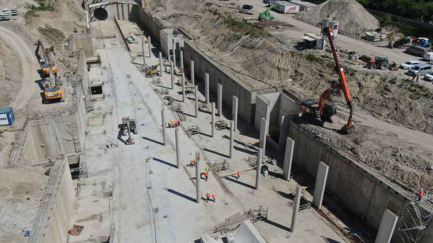 TBM Faustyna wydrążyła już 375 metrów jednotorowego tunelu
