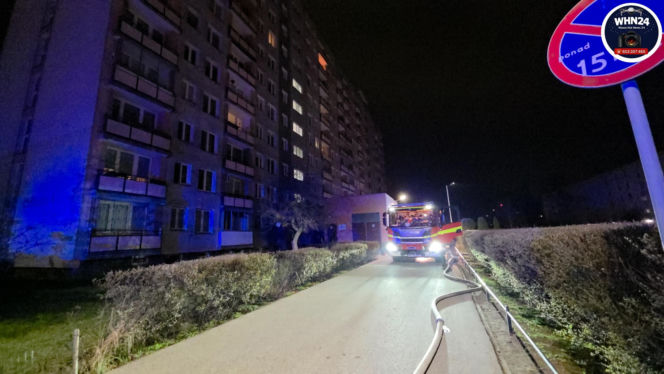 Nocny pożar w Warszawie, ewakuowano mieszkańców