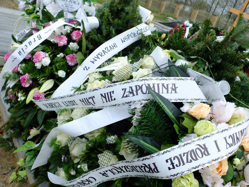 Grób Doroty, która utonęła ratując syna