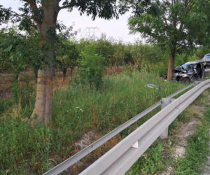 Dramat na DK78. Chwila nieuwagi, huk i walka o życie 3-latka w zmiażdżonym aucie