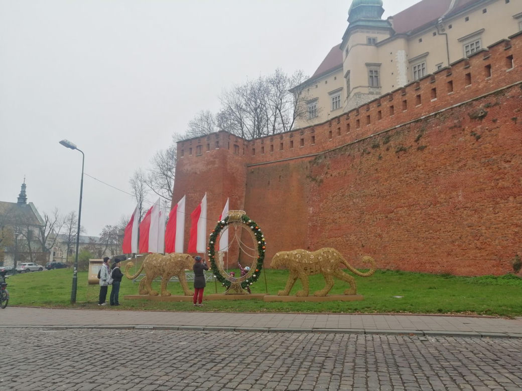 Świąteczne dekoracje w Krakowie