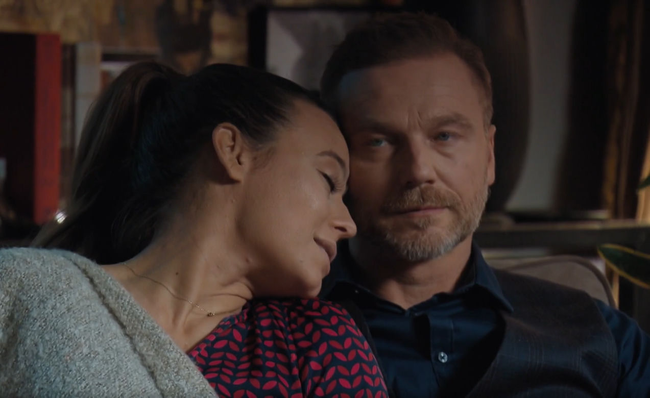 M jak miłość, odcinek 1659: Magda (Anna Mucha), Andrzej (Krystian Wieczorek)