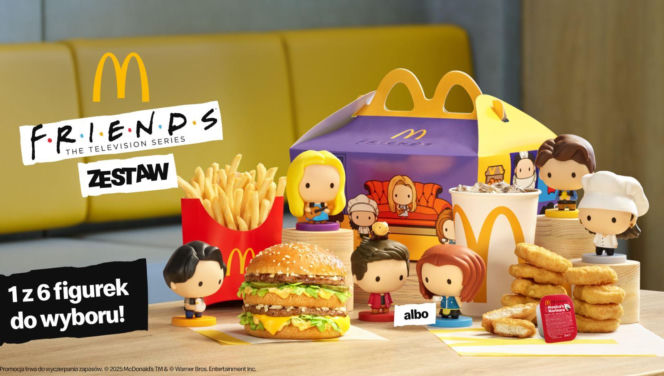 Zestaw Friends debiutuje w McDonald’s Polska!  Figurki kolekcjonerskie dla fanów sitcomu