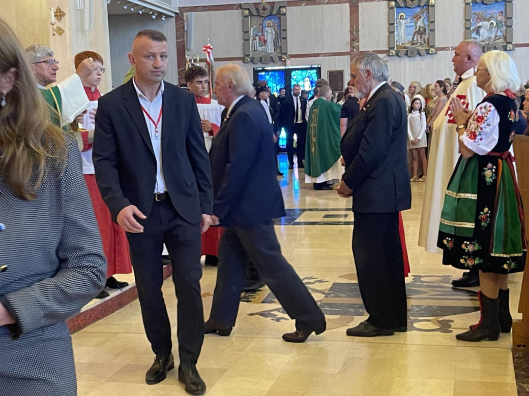 Karol Nawrocki z małżonką w USA. Tak przyjęto ich w Doleystown