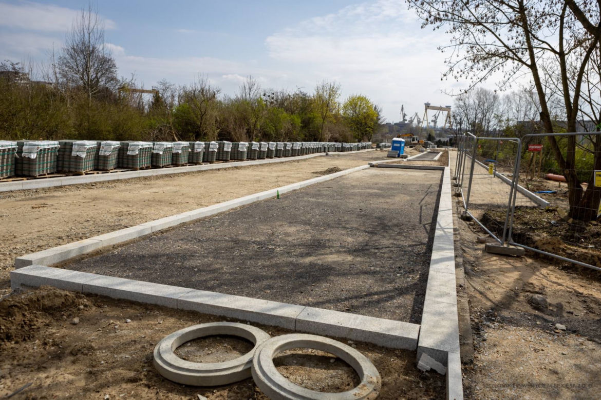 Przebudowa ul. Bożeny - kwiecień 2023
