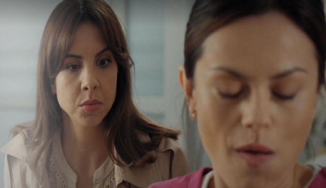 M jak miłość odc. 1913. Kasia (Paulina Lasota), Aneta (Ilona Janyst)