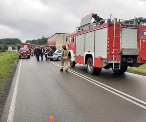 Skwierzyna. Makabryczny wypadek! Rowerzysta zginął pod kołami tira [ZDJĘCIA]