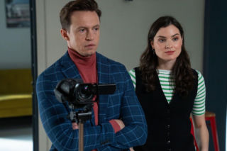 Barwy szczęścia, odc. 3372. Błażej Modrzycki (Piotr Ligienza), Weronika (Maria Świłpa)