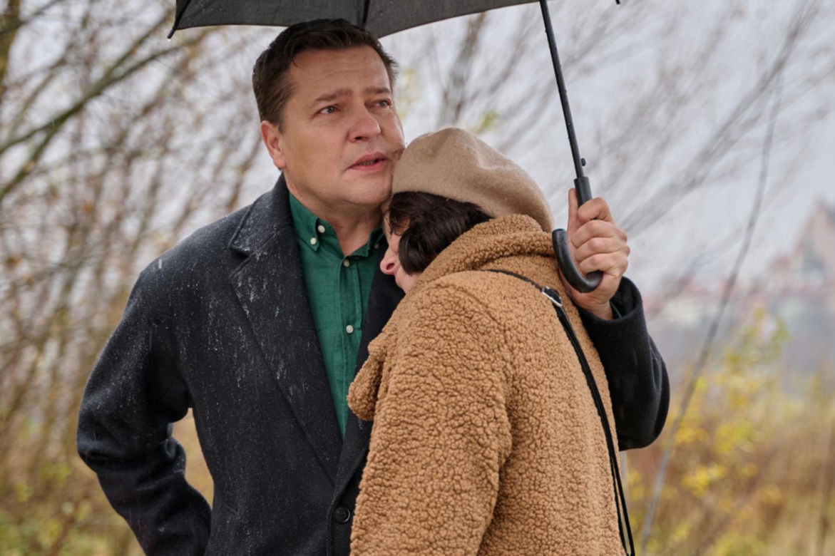 Na Wspólnej odc. 3983. Klaudia (Justyna Karłowska), Michał (Robert Kudelski)