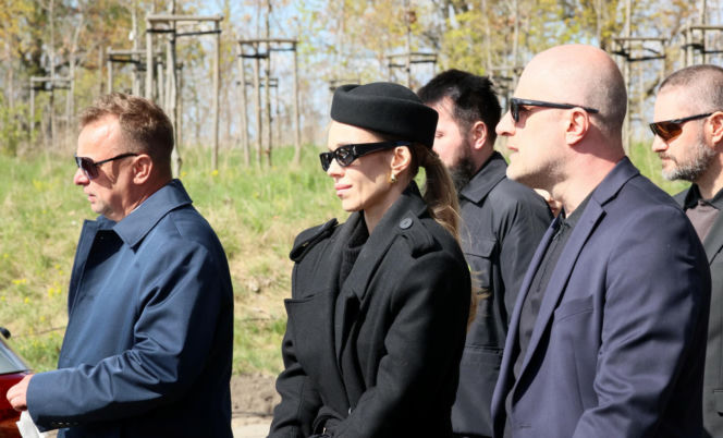 Doda na pogrzebie Łukasza Litewki