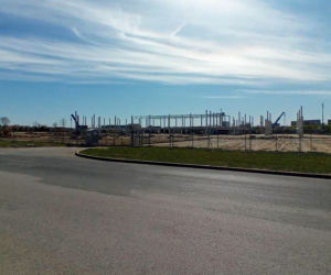 Budowa sklepu IKEA w Szczecinie - kwiecień 2020