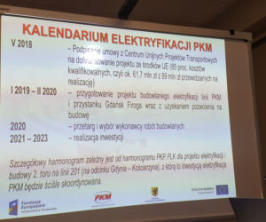 Elektryfikacja PKM i nowy przystanek Gdańsk Firoga w 2023 roku
