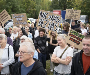 Protest w Piasecznie przeciwko Data Center