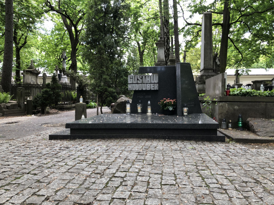 Gustaw Holoubek- włamanie do jego grobu
