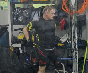 Bartosz Żukowski na siłowni