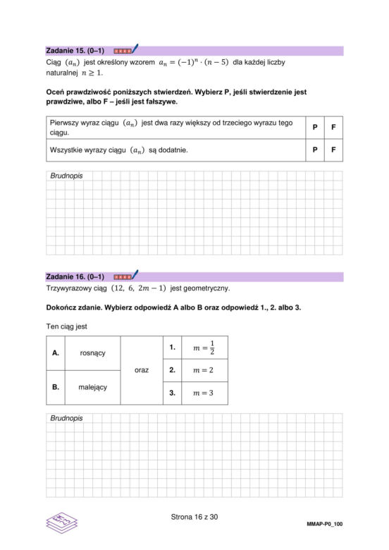 Matura 2024 - ARKUSZ CKE z matematyki (pp, nowa formuła)