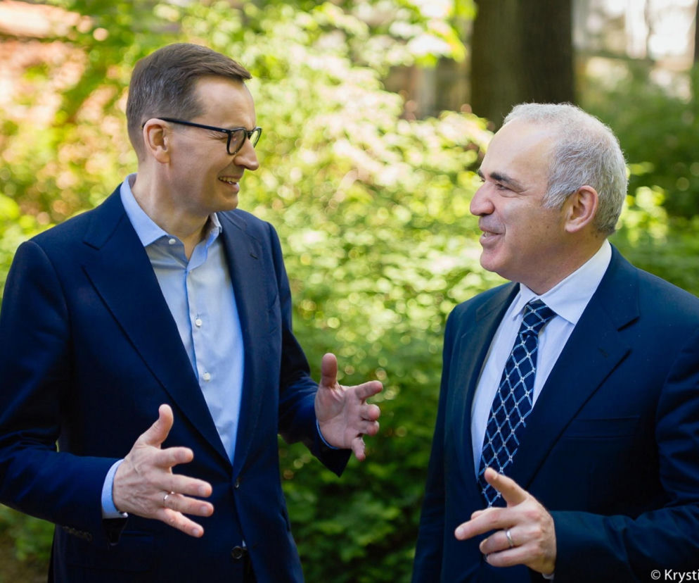 Mateusz Morawiecki, Garri Kasparow