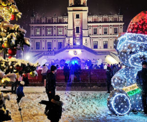 Rynek Wielki w Zamościu w świątecznej odsłonie