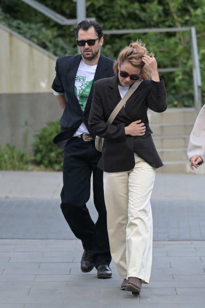 Katarzyna Wajda czekając na rozwód, całowała się w sądzie