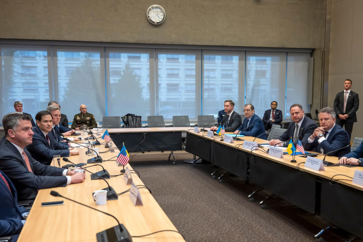 Genewa. Spotkania europejskich liderów ws. wojny w Ukrainie.