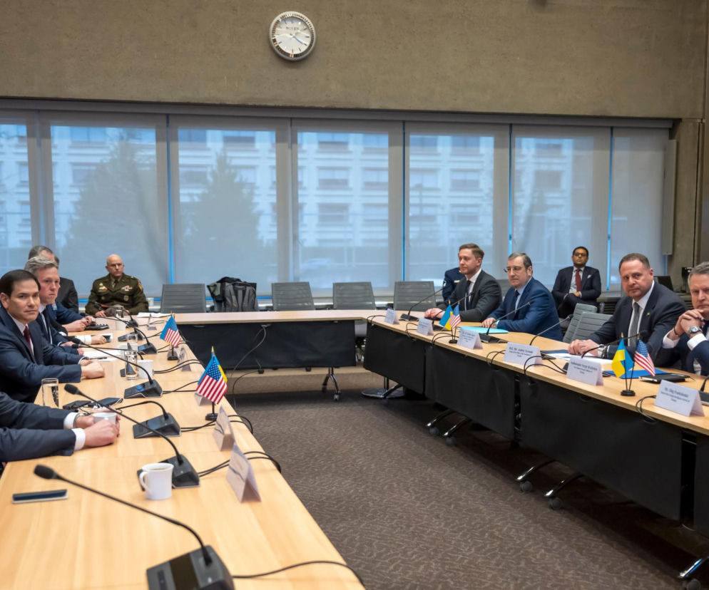 Genewa. Spotkania europejskich liderów ws. wojny w Ukrainie.