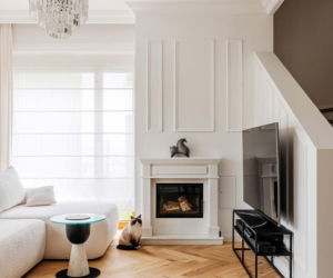 Wnętrze inspirowane Kolorem Roku Pantone 2026 Cloud Dancer