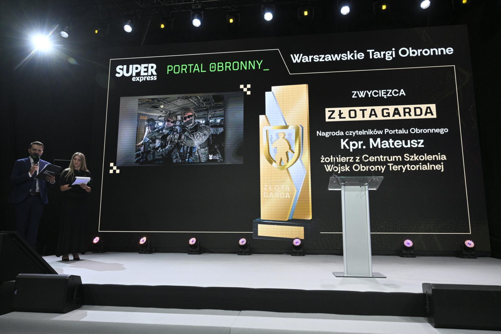 Uroczysta gala wręczenia nagród Portalu Obronnego – Złotych Gard