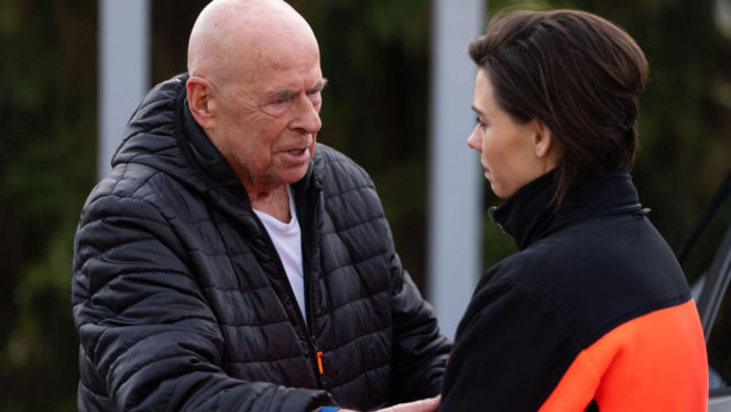 Na dobre i na złe odc. 992. Blanka (Pola Gonciarz), Stefan Tretter (Piotr Garlicki)