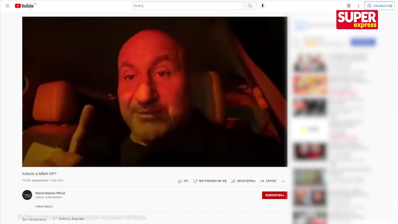 Marcin Najman jeździł autem mimo zakazu