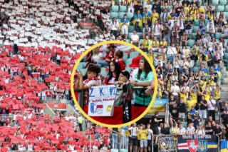 Polska - Ukraina. Trybuny
