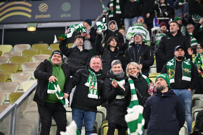Lechia Gdańsk - Jagiellonia Białystok: Zdjęcia kibiców i zawodników z meczu 24. kolejki PKO BP Ekstraklasy