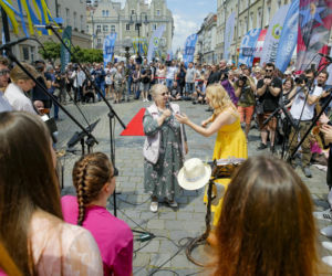 Stanisława Celińska z rodziną